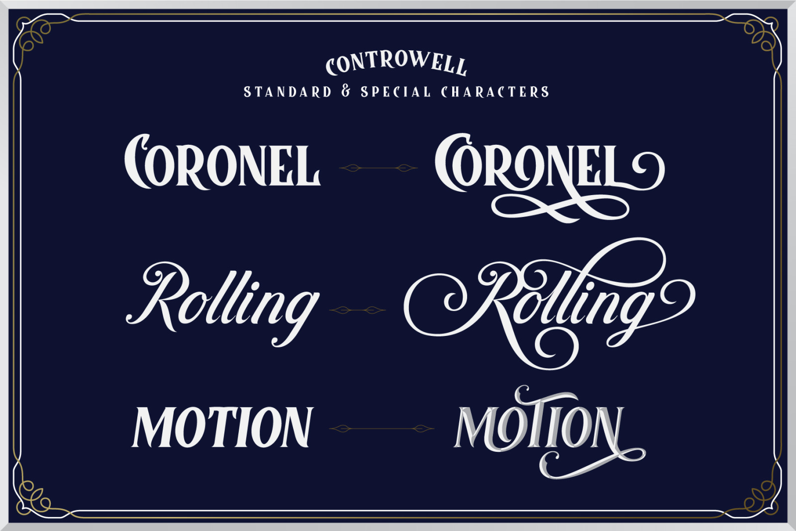 Controwell Victorian Typeface