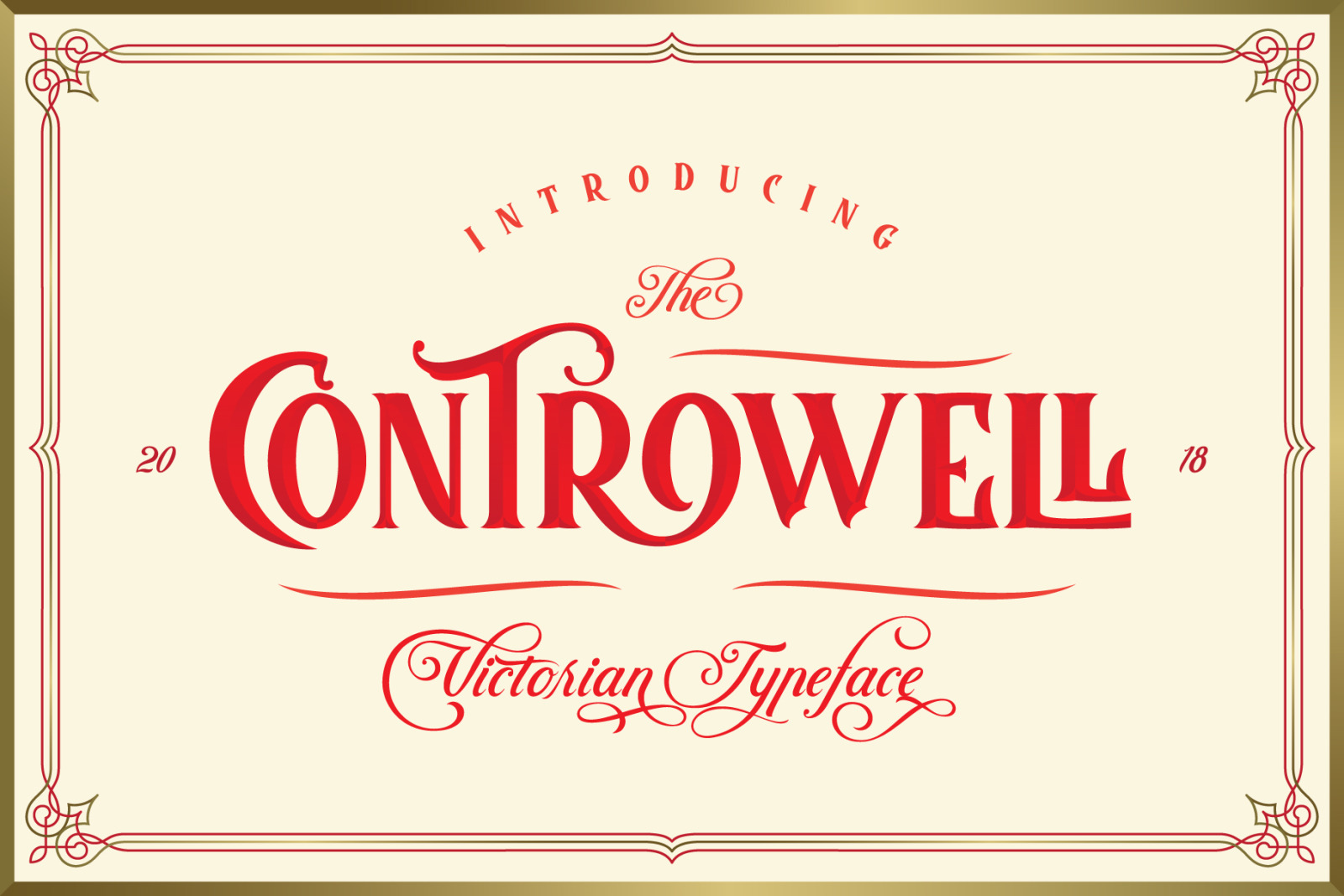 Controwell Victorian Typeface Controwell Victorian Typeface