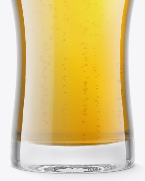 Pilsner Beer Glass Mockup
