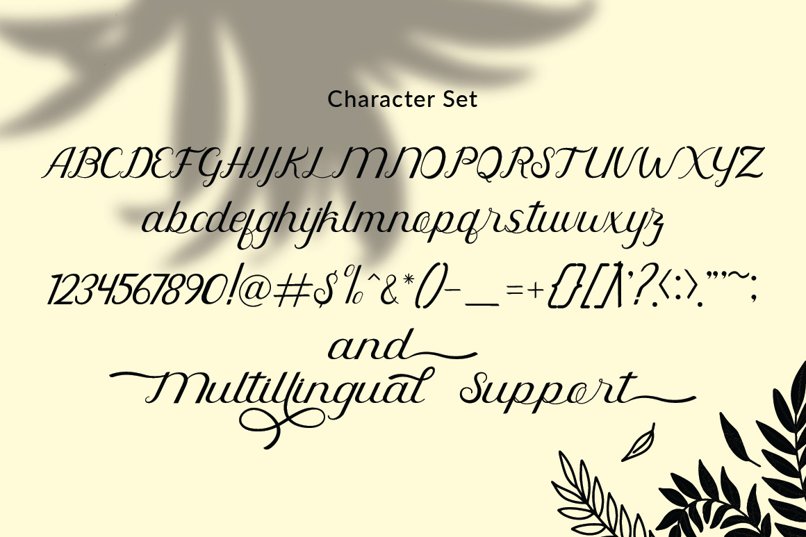 Rahaely - Elegant Script Font Rahaely - Elegant Script Font