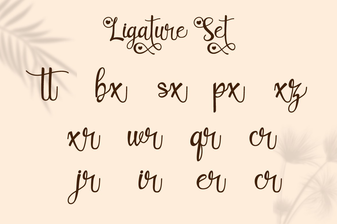 Lovely Couple - Romantic Script With Heart Lovely Couple - Romantic Script With Heart