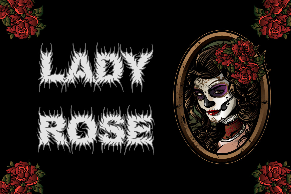 NIGHTCROW - Deathmetal Font NIGHTCROW - Deathmetal Font