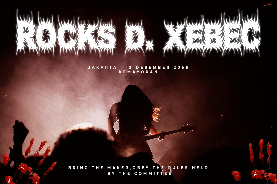 NIGHTCROW - Deathmetal Font NIGHTCROW - Deathmetal Font