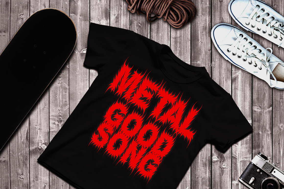 NIGHTCROW - Deathmetal Font NIGHTCROW - Deathmetal Font