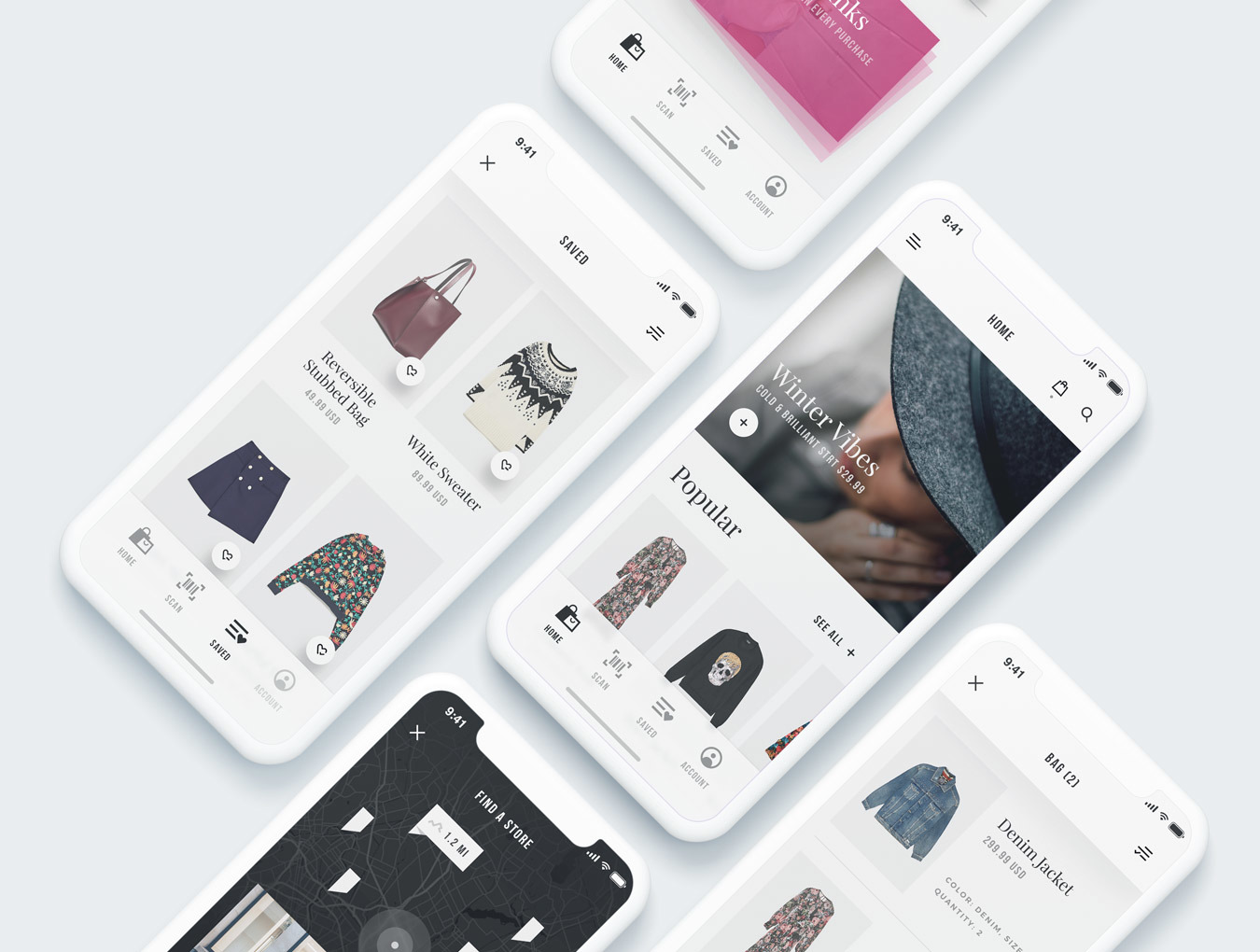 Marnie - Elegant Shopping App UI Kit Marnie - Elegant Shopping App UI Kit