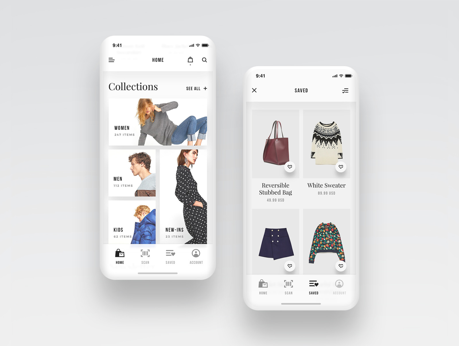 Marnie - Elegant Shopping App UI Kit Marnie - Elegant Shopping App UI Kit