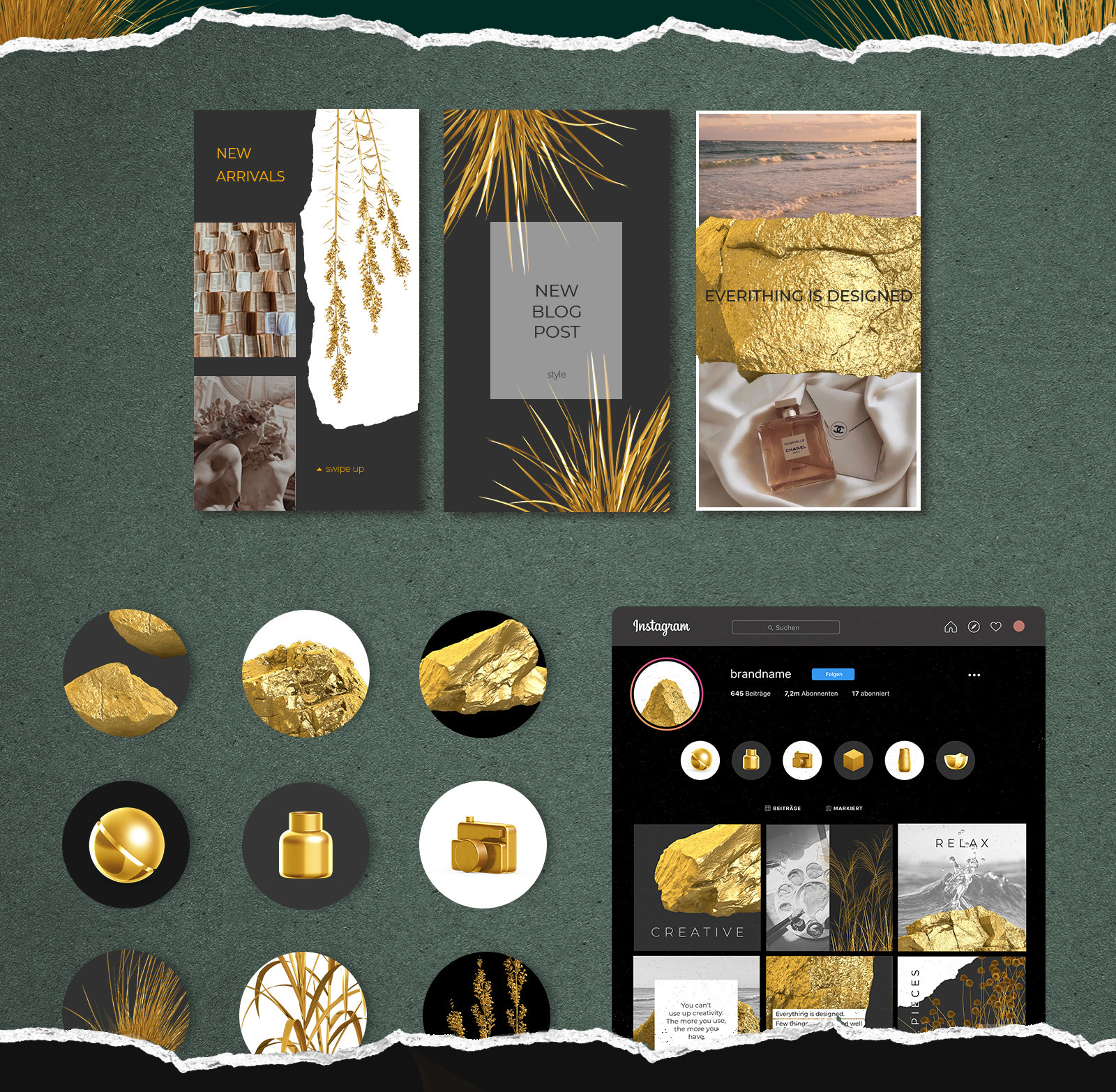 Golden nature collection #04