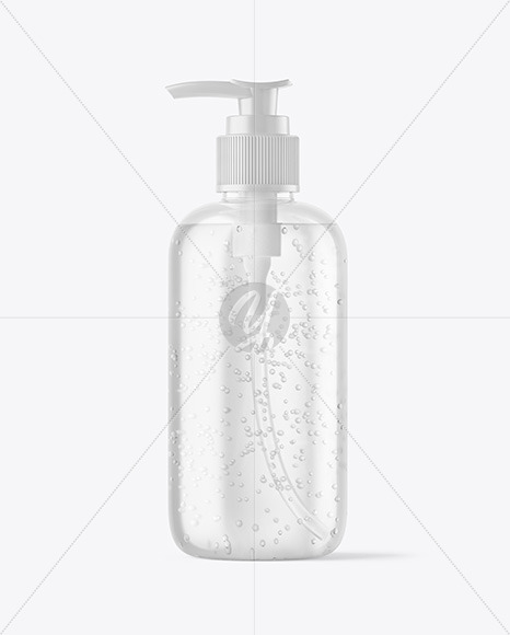 Clear Cosmetic Bottle Mockup Clear Cosmetic Bottle Mockup
