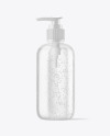 Clear Cosmetic Bottle Mockup Clear Cosmetic Bottle Mockup
