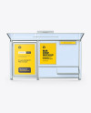 Metallic Bus Stop Mockup