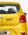 Hatchback Mockup - Back View