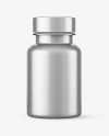 Metallic Pills Bottle Mockup